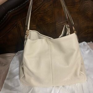 Leather coach bag